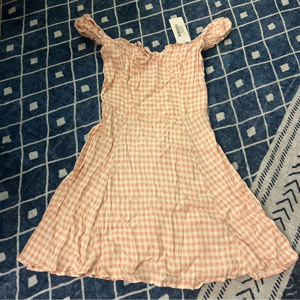 Reformation Gingham Mini Dress